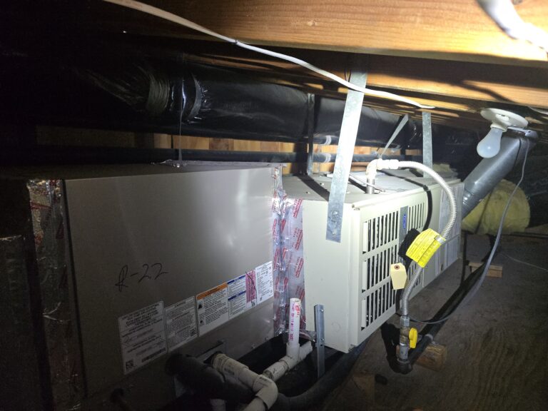 HVAC system in the attic altadena wildfire