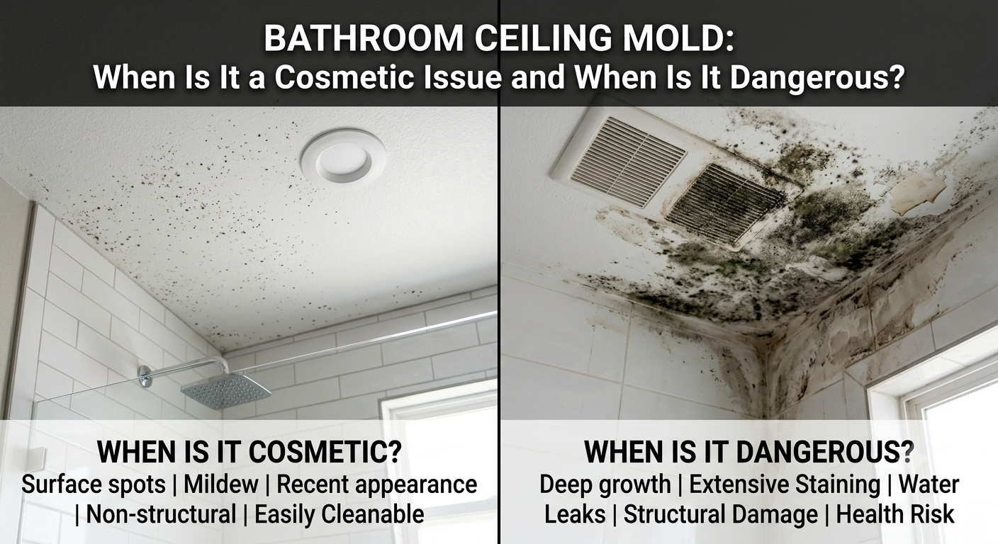 FunGuy Mold Inspections | Bathroom Ceiling Mold FunGuy Mold Inspections | Bathroom Ceiling Mold